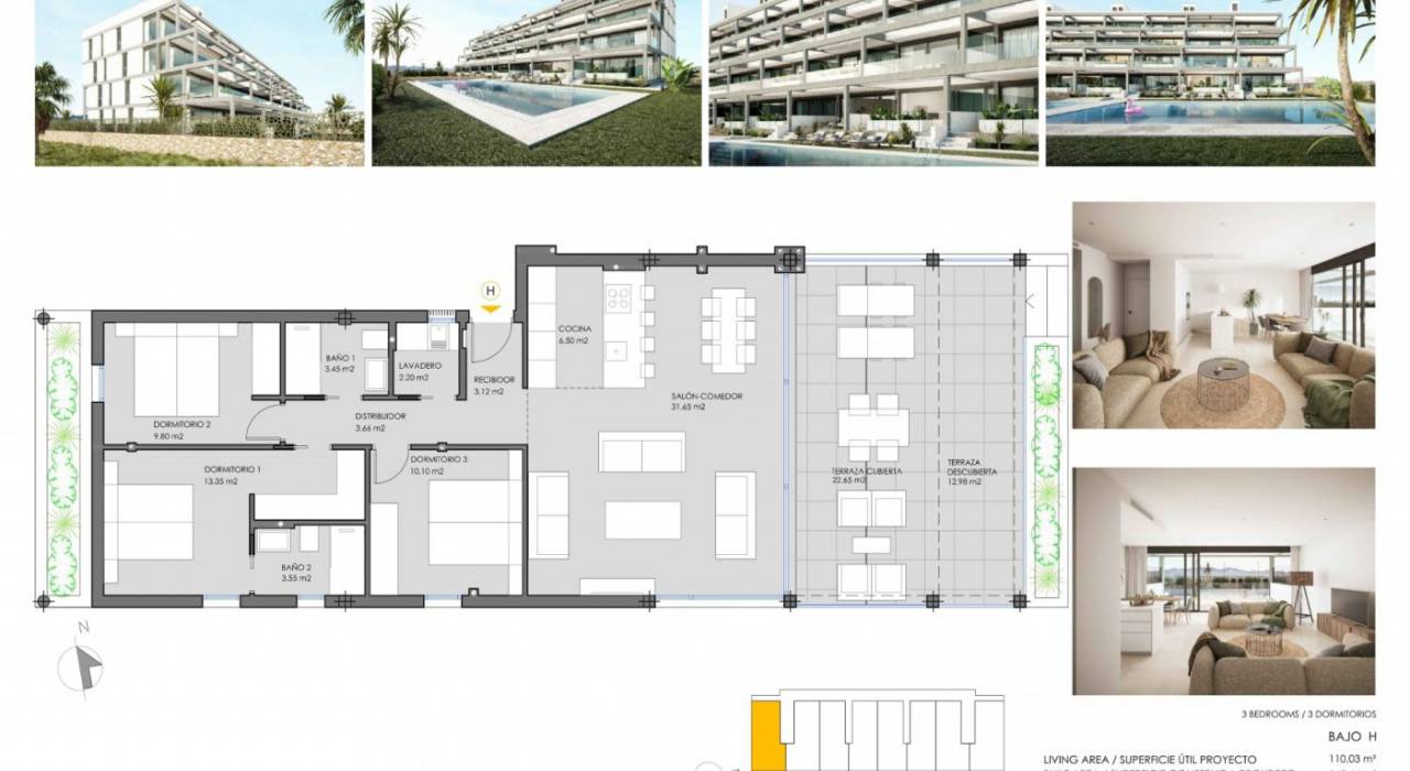 New Build - Apartment/Flat - Cartagena - Mar de Cristal