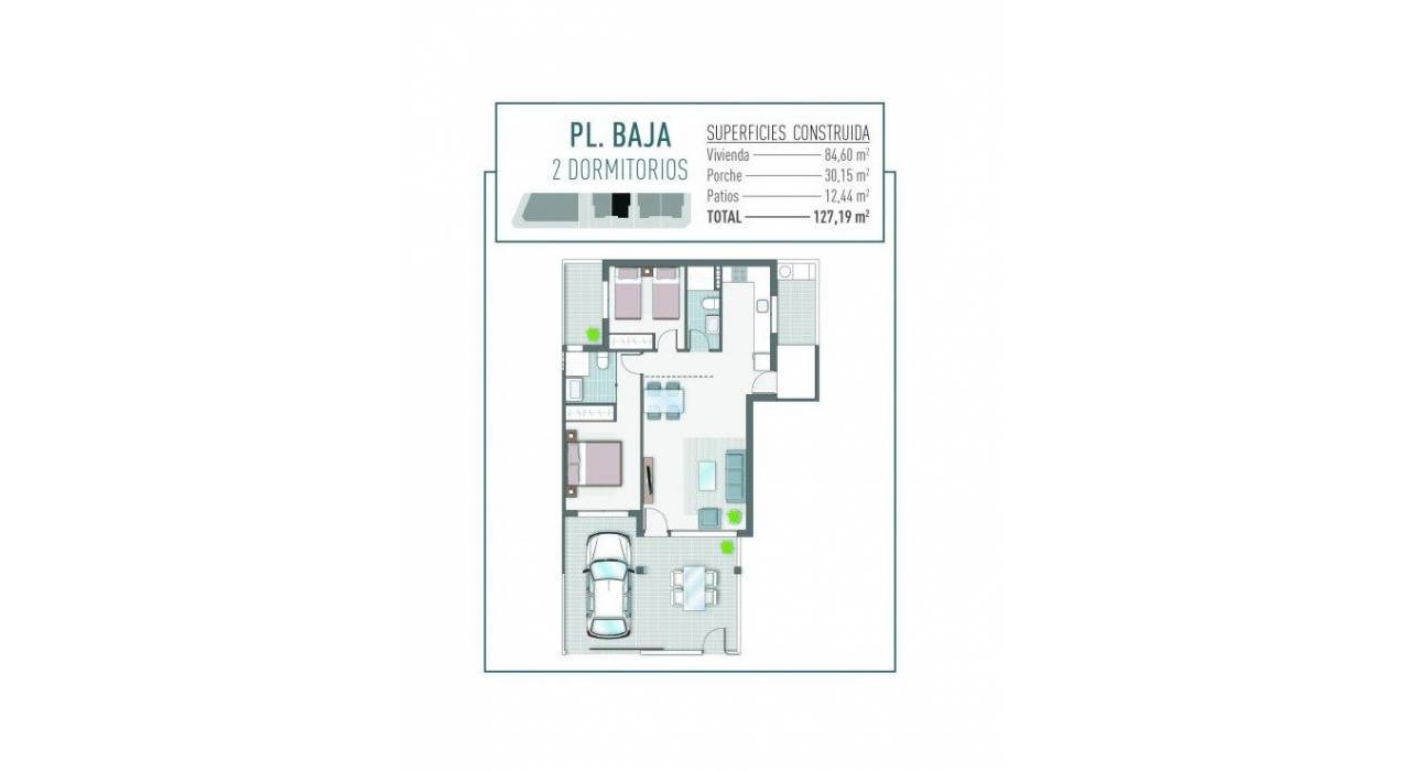 New Build - Bungalow - Pilar de la Horadada