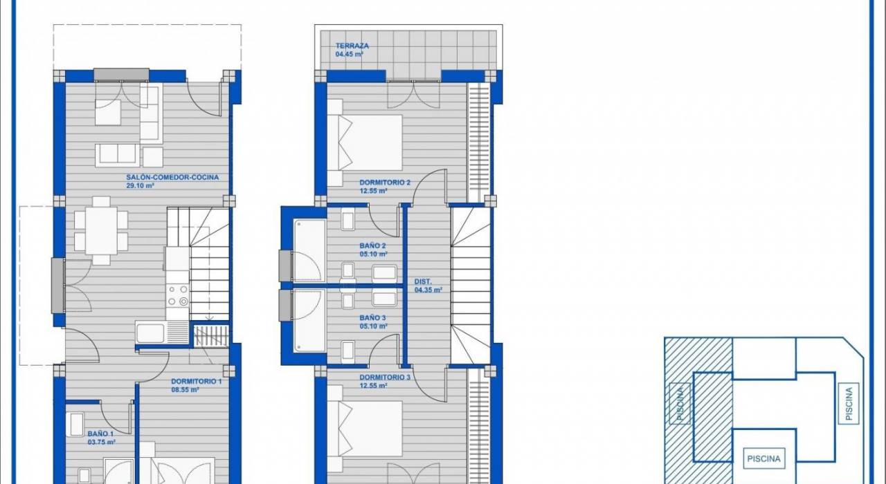 New Build - Stadthaus - San Javier - Santiago de la Ribera