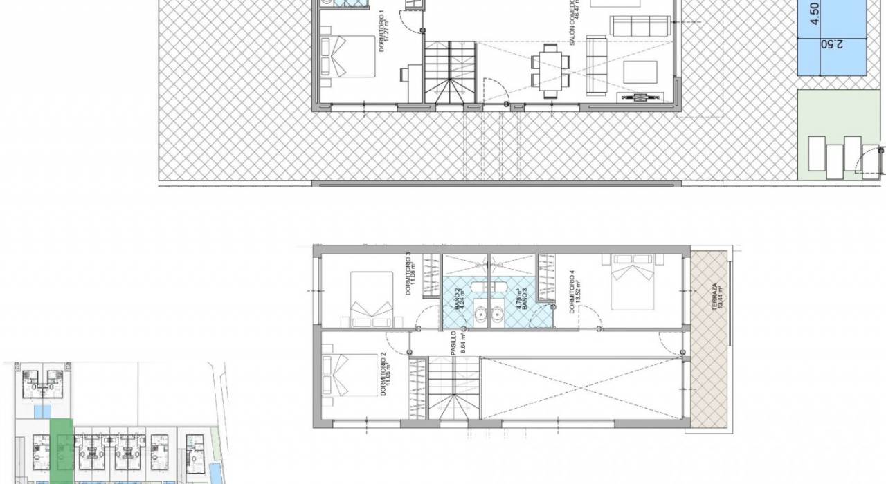 Nouvelle construction - Maison de ville - Pilar de la Horadada - La Torre de la Horadada