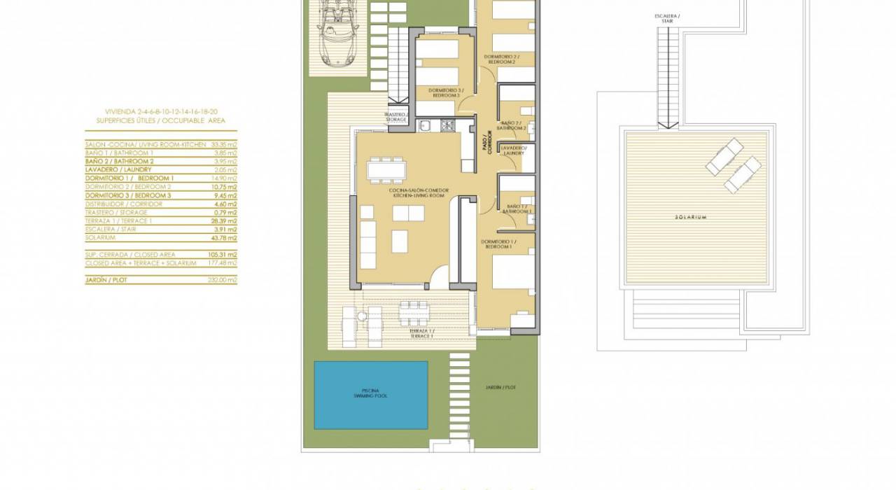 Nueva construcción  - Adosado - Orihuela - Vistabella Golf