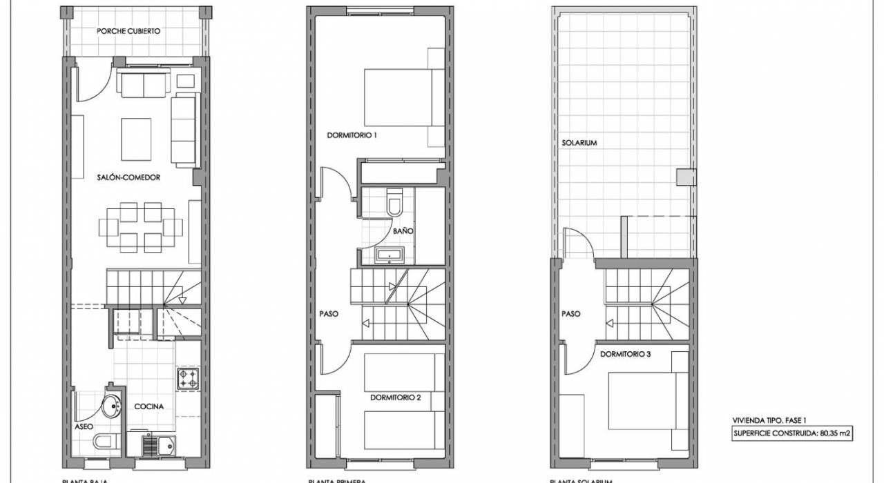 Nueva construcción  - Adosado - Torre Pacheco