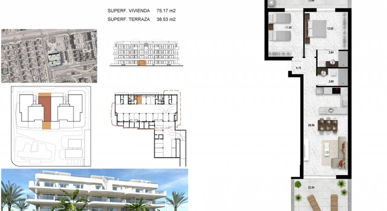 Nueva construcción  - Apartamento/Piso - Orihuela Costa - Cabo Roig