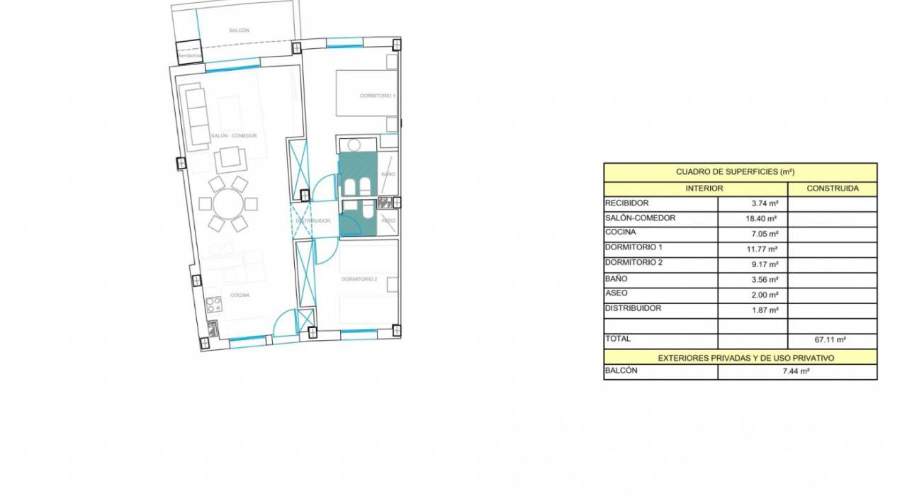 Nueva construcción  - Apartamento/Piso - Vera - Vera playa