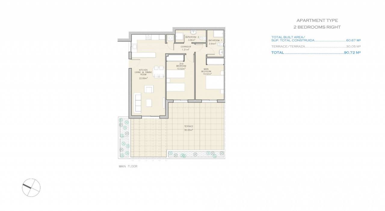 New Build - Apartment/Flat - Águilas - Collados