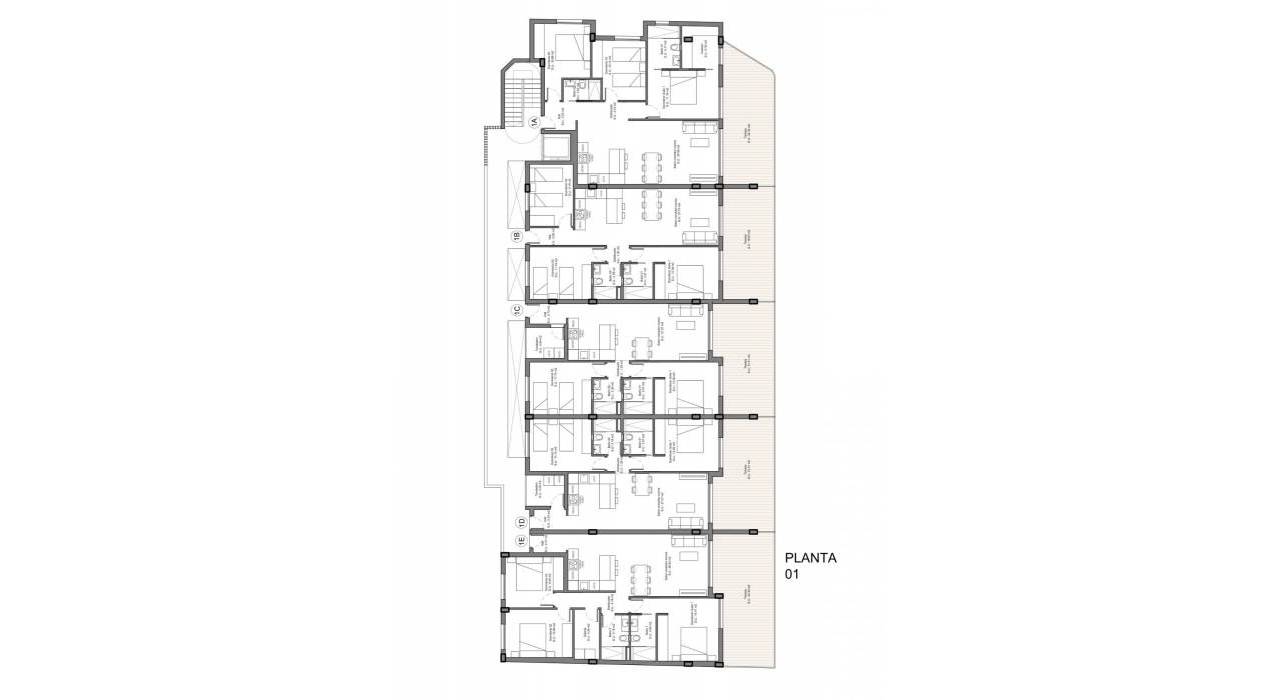 New Build - Apartment/Flat - Benijofar - Centro