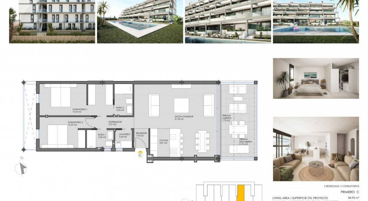 New Build - Apartment/Flat - Cartagena - Mar de Cristal