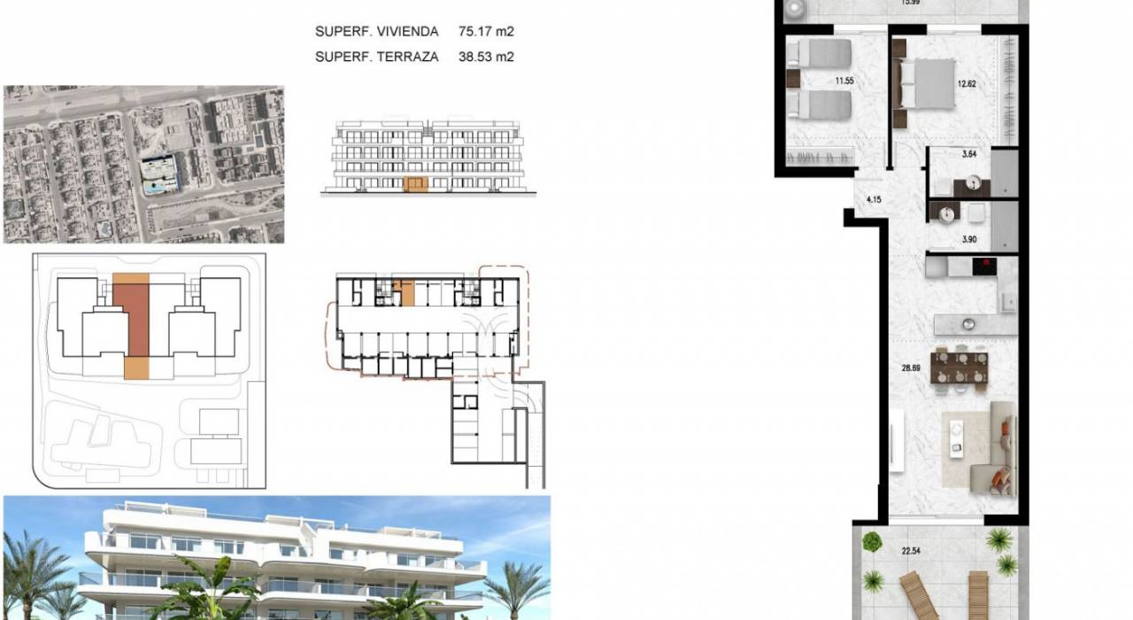 New Build - Apartment/Flat - Orihuela Costa - Cabo Roig