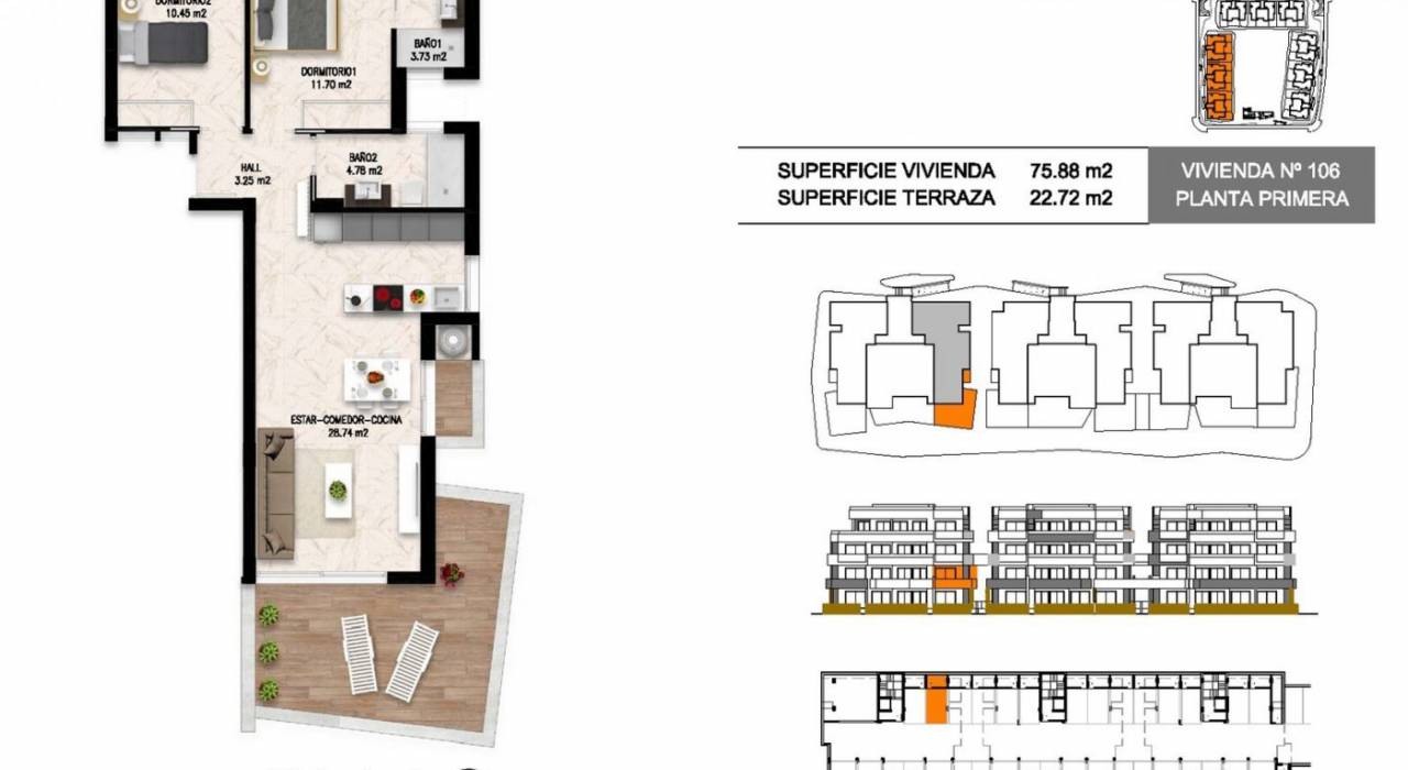 New Build - Apartment/Flat - Orihuela Costa - Los Altos