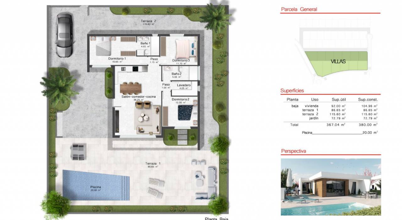 New Build - Villa - Baños y Mendigo - Altaona Golf and Country Village