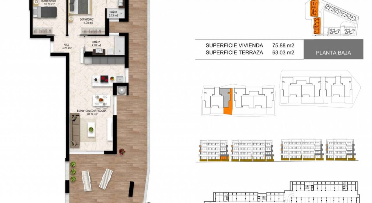 New Build - Wohnung - Orihuela Costa - Playa Flamenca