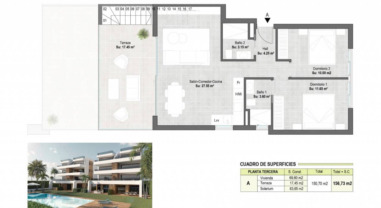 Nouvelle construction - Appartement - Alhama de Murcia - Condado de Alhama Golf Resort