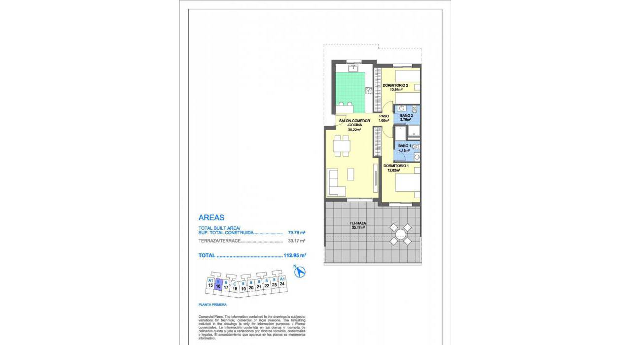 Nouvelle construction - Appartement - Orihuela Costa - Las Filipinas