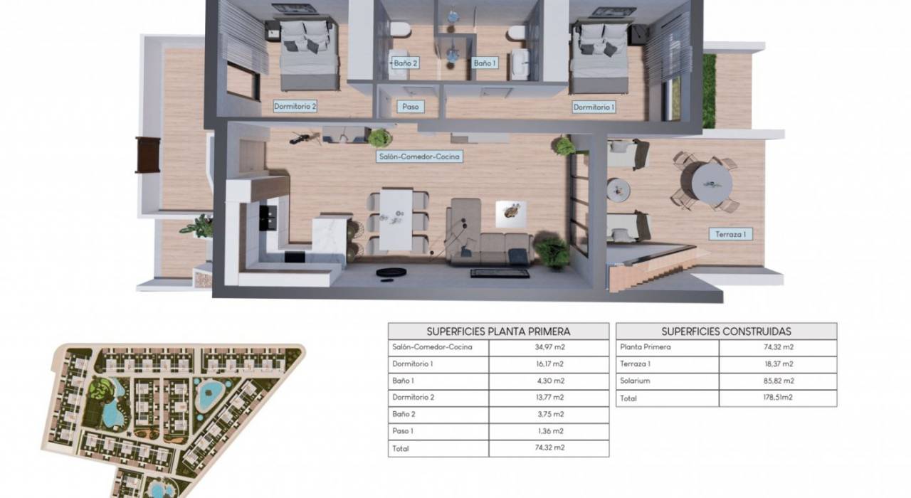 Nouvelle construction - Appartement - Torrevieja - Los Balcones