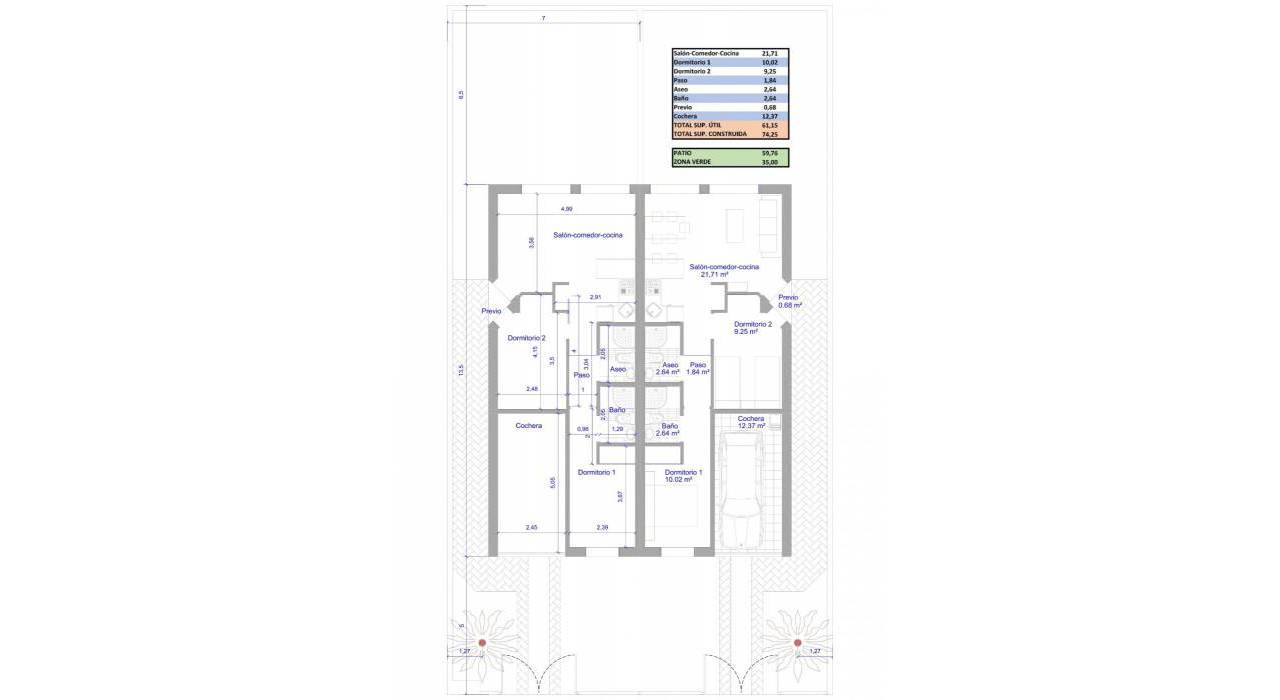 Nouvelle construction - Maison de ville - Los Alcazares - Serena Golf