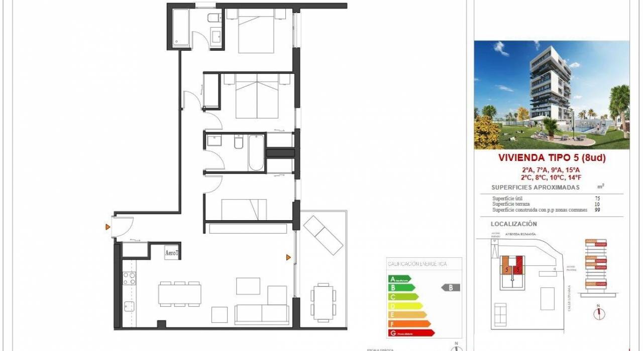 Nouvelle construction - Penthouse - Calpe - Saladar