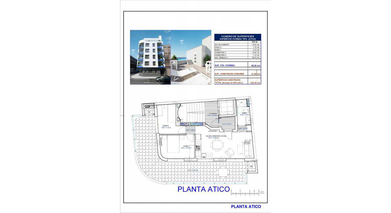 Nouvelle construction - Penthouse - Torrevieja - Playa de los Locos