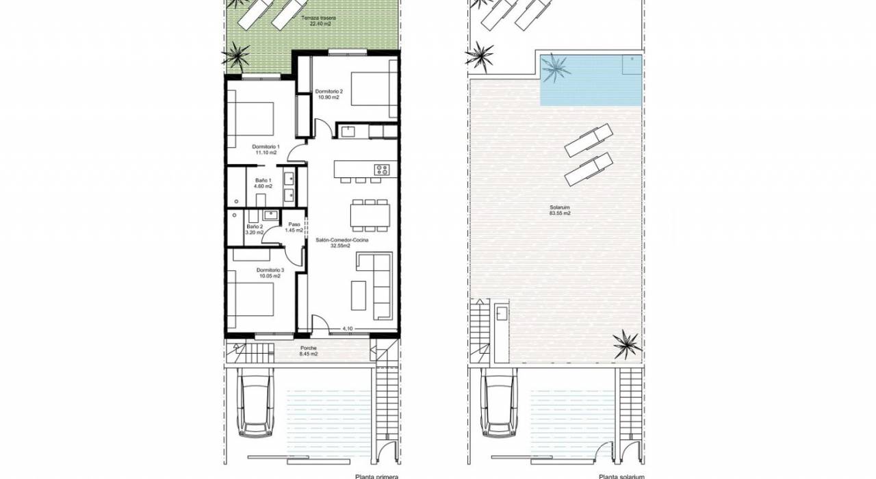 Nueva construcción  - Adosado - San Javier - Santiago de la Ribera