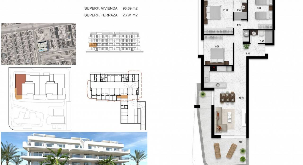 Nueva construcción  - Apartamento/Piso - Orihuela Costa - Lomas de Cabo Roig