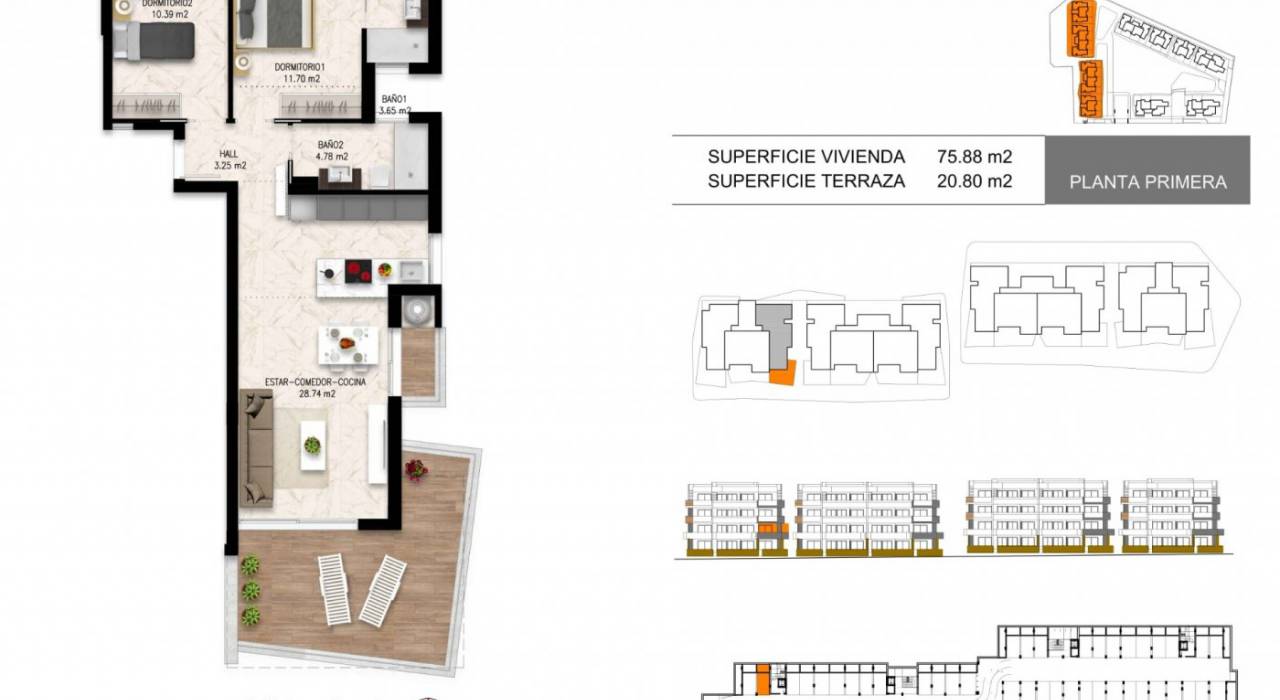 Nueva construcción  - Apartamento/Piso - Orihuela Costa - Playa Flamenca