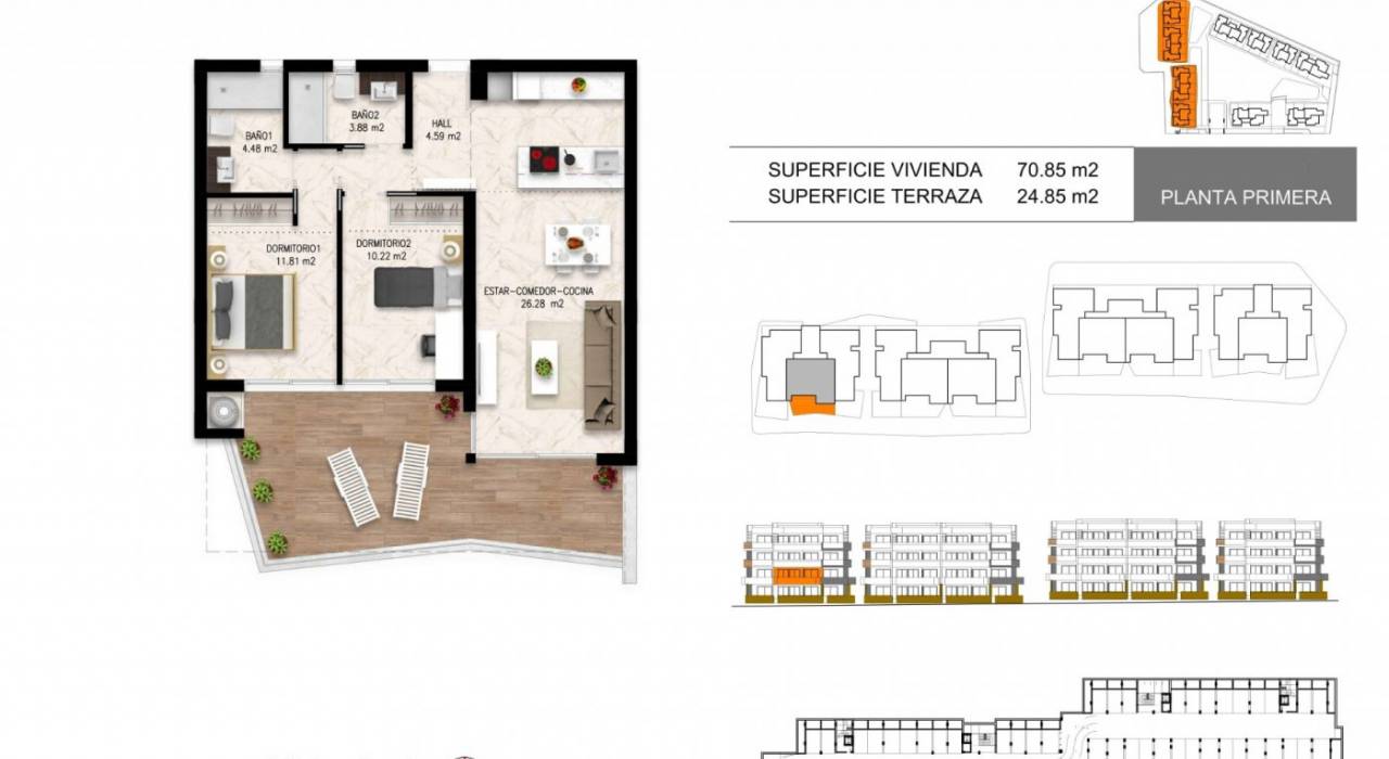 Nueva construcción  - Apartamento/Piso - Orihuela Costa - Playa Flamenca