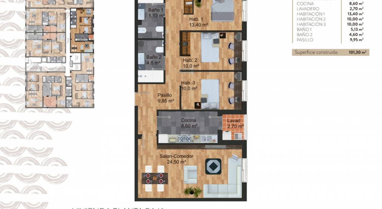 Nueva construcción  - Apartamento/Piso - Torre Pacheco