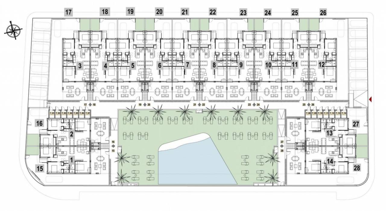 Nueva construcción  - Bungalow - Los Belones - Mar de Cristal