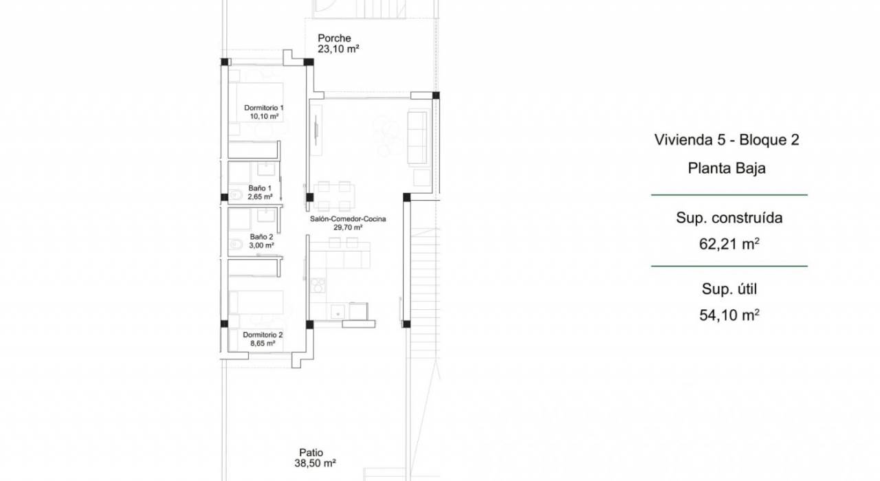 Nueva construcción  - Bungalow - Orihuela Costa - Pau 26