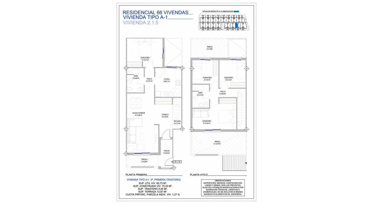 Nueva construcción  - Bungalow - San Pedro del Pinatar - Los Antolinos