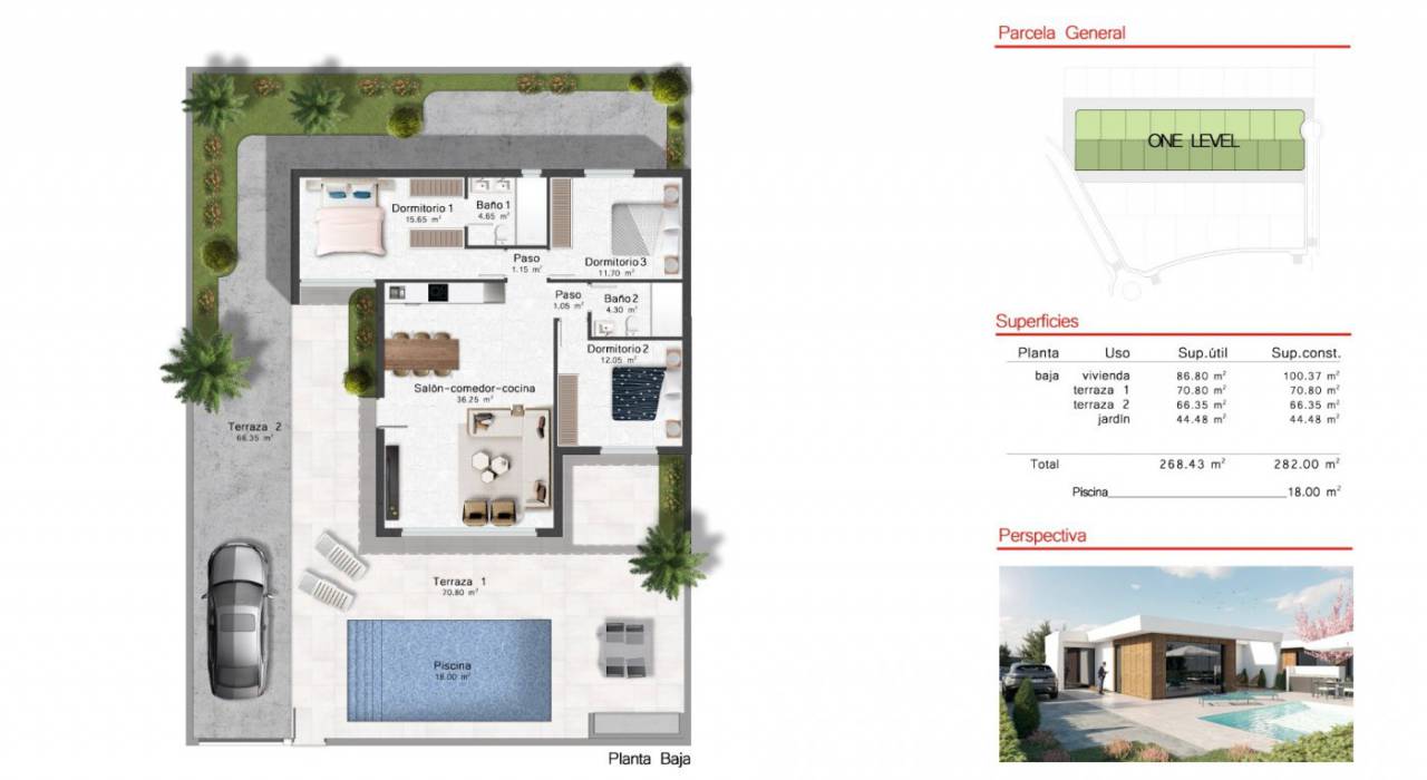 Nueva construcción  - Villa - Baños y Mendigo - Altaona Golf and Country Village