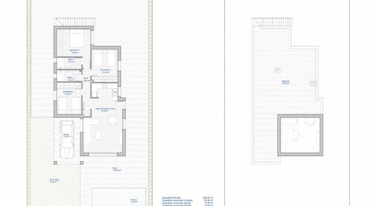 Nueva construcción  - Villa - Los Alcazares - Serena Golf