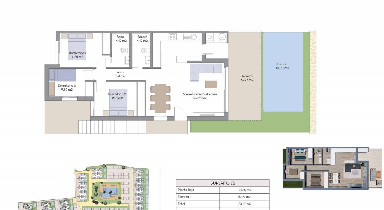 Nybygg - Bungalow - Finestrat - Finestrat hills