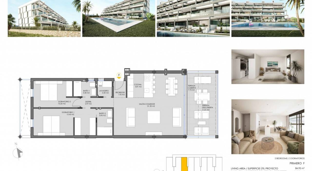 Pierwotny - Apartament - Cartagena - Mar de Cristal