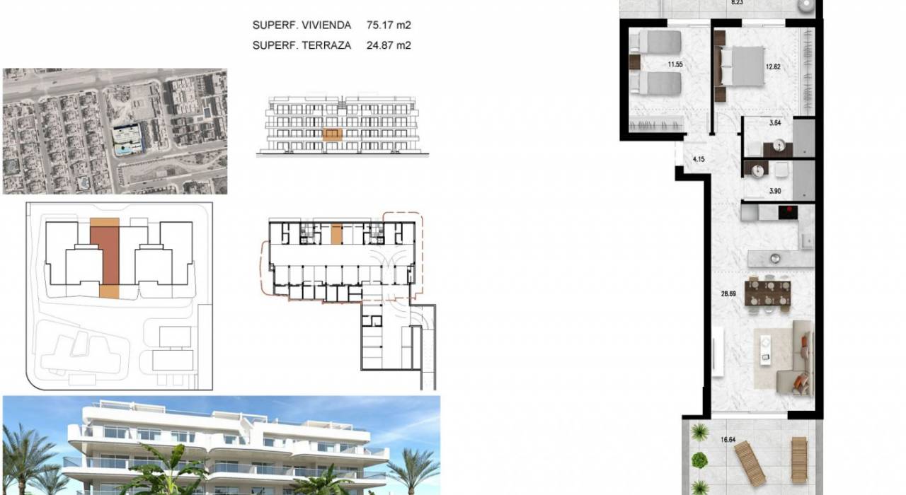 Pierwotny - Apartament - Orihuela Costa - Lomas de Cabo Roig