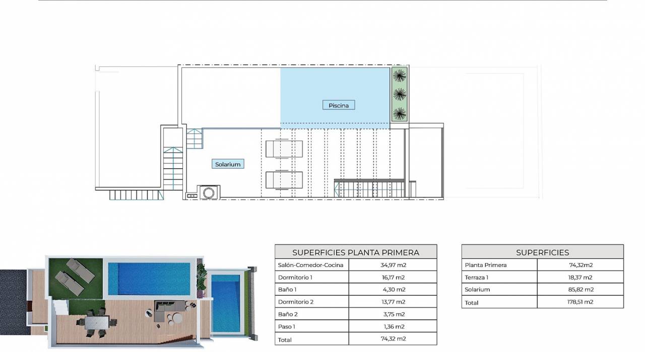 Sala - Bungalow - Finestrat - Balcón de Finestrat