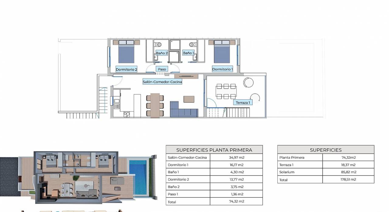 Venta - Bungalow - Finestrat - Balcón de Finestrat