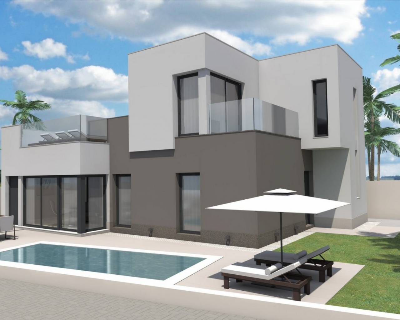 Villa - Nouvelle construction - Torrevieja - Aguas nuevas 1